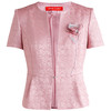 皮尔卡丹女装夏季新款粉红色短袖上衣印花外套P0217US21F0
 商品缩略图4