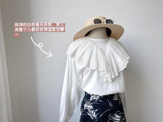  《老米群专享》秒杀！！“无退换”！5分钟内付款有效哦！日本官网在售的复古蕾丝仙女白衬衫！ZCY170617A 蒂娣 商品图2