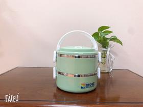 二层圆形保温便当盒-JF