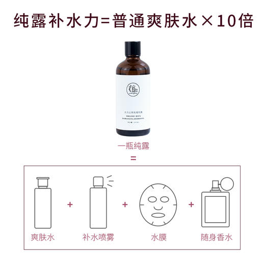 【可以喝的玫瑰纯露、无添加】植想说保加利亚玫瑰纯露  美白补水、提亮肤色、改善暗沉   10000朵玫瑰1瓶纯露 商品图4