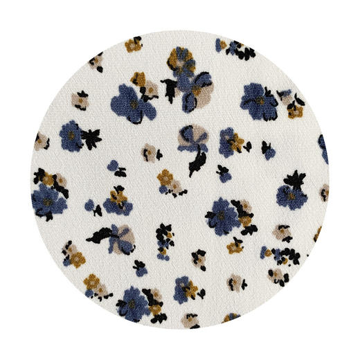 白色V领碎花连衣裙 商品图13