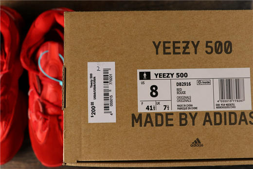 阿迪达斯-Adidas YEEZY椰子500青灰深灰深蓝黄红全黑武士盐渍 盐雾灰初代白灰 商品图4