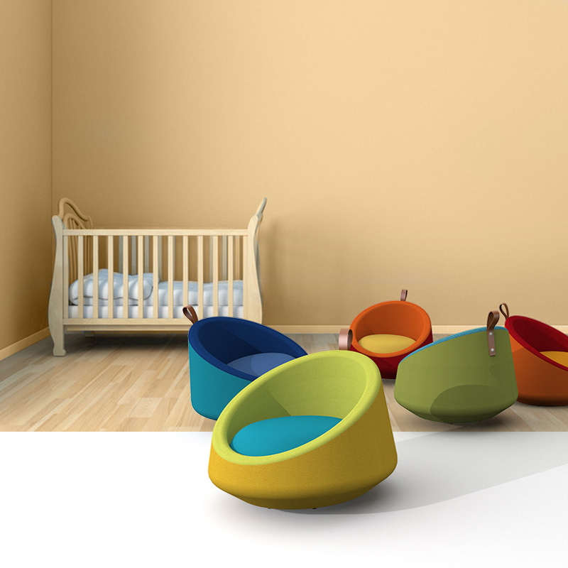 MOTOSTUHL摩伽-儿童蛋挞小沙发-童趣不倒翁摇摇沙发