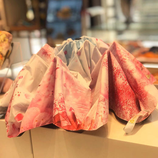 YOPOTA/优品堂“三生三世 星湖桃花”五折黑胶超轻防紫外线遮阳伞太阳伞 商品图6