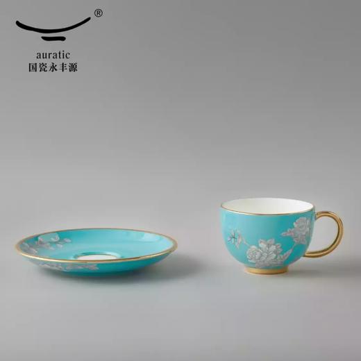 auratic国瓷永丰源 水墨牡丹 2头茶咖杯陶瓷咖啡杯杯碟 送礼 2头茶咖杯 商品图3