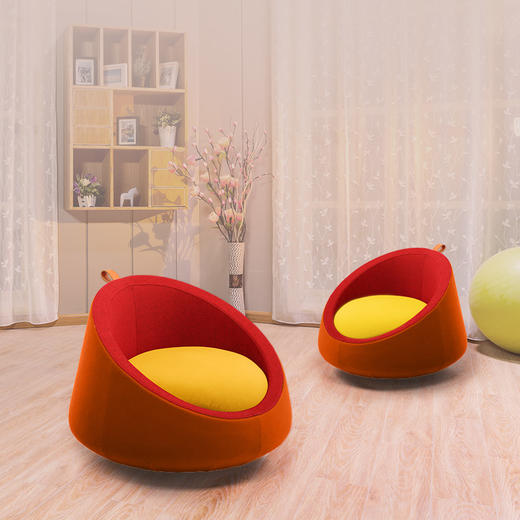 MOTOSTUHL摩伽-儿童蛋挞小沙发-童趣不倒翁摇摇沙发 商品图2