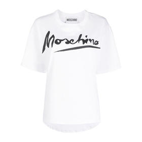 MOSCHINO/莫斯奇诺 春夏 服装 女性 女士短袖T恤  白色 0707 0440 1001