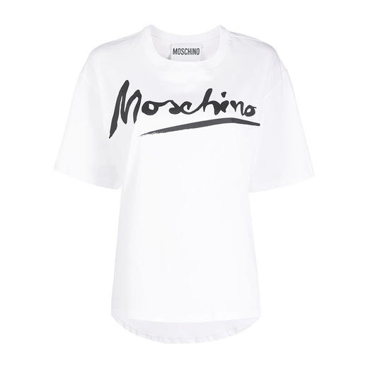MOSCHINO/莫斯奇诺 春夏 服装 女性 女士短袖T恤  白色 0707 0440 1001 商品图0
