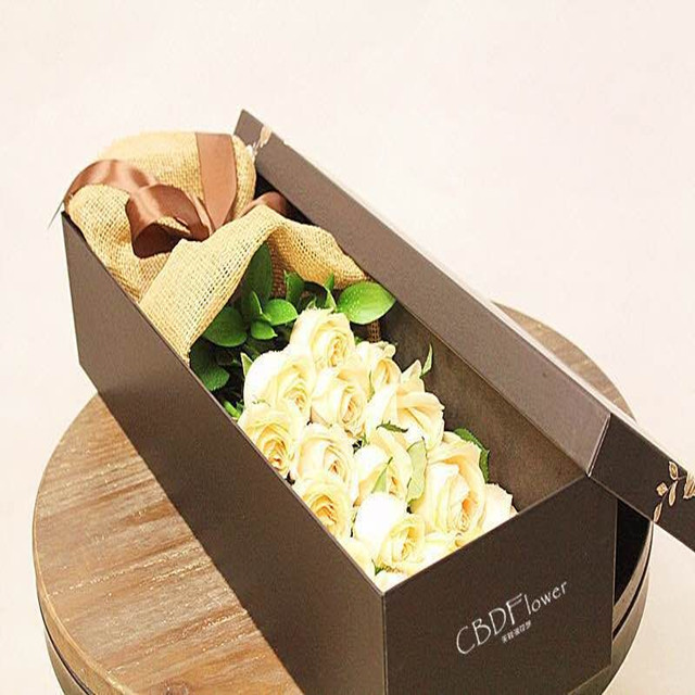 21支香槟玫瑰礼盒装