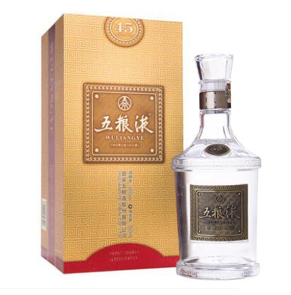 五粮液45度浓香型白酒500ml
