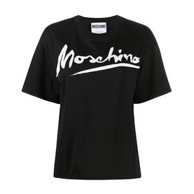 MOSCHINO/莫斯奇诺 春夏 服装 女性 女士短袖T恤  黑色 0707 0440 1555