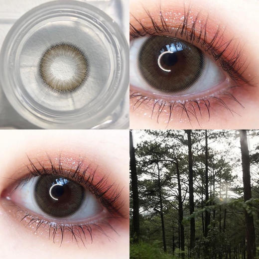 Mixlook·年抛 人气热卖【鼠尾草】带上就是山田直美本美/可以一直回购的经典款/染色13.2mm的心机款/备注双眼度数 商品图2