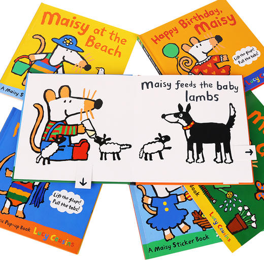 【育学园】小彼恩出品小鼠波波Maisy套装6册蓝盒 盒装 点读版 商品图3