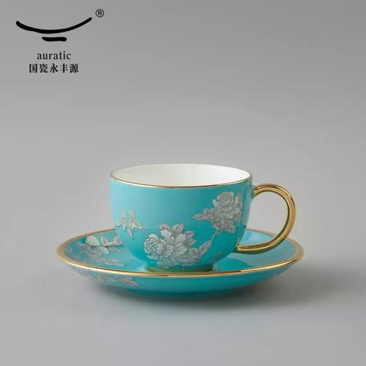 auratic国瓷永丰源 水墨牡丹 2头茶咖杯陶瓷咖啡杯杯碟 送礼 2头茶咖杯 商品图2