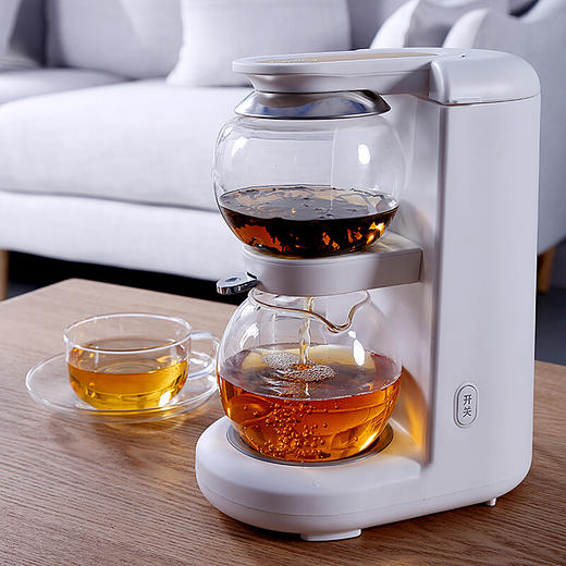 鸣▪盏煮茶器家用小型全自动花茶壶多功能养生壶茶渣分离保温茶饮机 鸣盏MZ-1151茶饮机(500ml) 商品图4