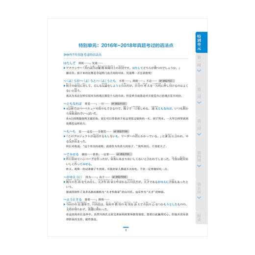 5周突破新日语能力考试语法N1(第二版) 商品图2