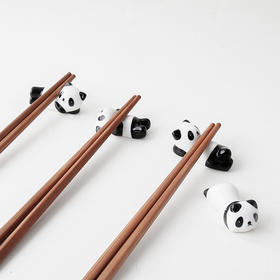 【熊猫筷架4件套】熊猫萌物筷架筷枕餐厅创意个性筷子公架可爱卡通熊猫筷托