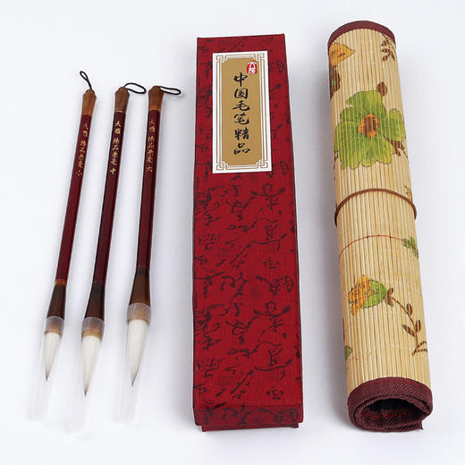 【臻品】兼毫大中小三支装，笔锋尖齐，笔锋柔畅，笔腰有力富弹性、收放自如 商品图4