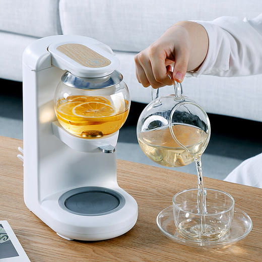 鸣▪盏煮茶器家用小型全自动花茶壶多功能养生壶茶渣分离保温茶饮机 鸣盏MZ-1151茶饮机(500ml) 商品图6