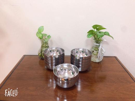 砂光不锈钢碗（10支装）_JF 商品图1