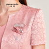 皮尔卡丹女装夏季新款粉红色短袖上衣印花外套P0217US21F0
 商品缩略图3