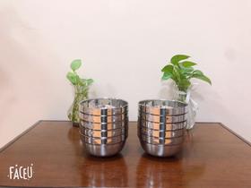 砂光不锈钢碗（10支装）_JF