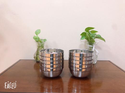 砂光不锈钢碗（10支装）_JF 商品图0