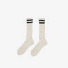 RoToTo LOW RAW SOCKS "2 STRIPES" 美国有机棉未染色老式编织机复古罗纹袜子 商品缩略图0