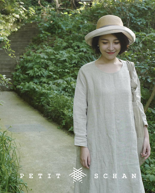 PETIT SCHAN小闪 #015 Tale of Two Cities双城记 日本面料布草拼接随意造型草帽 商品图7