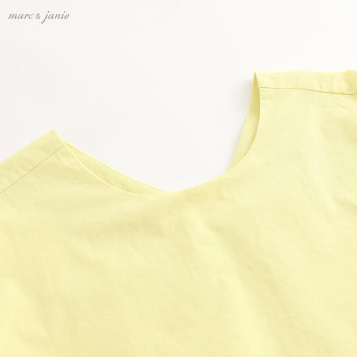 【打折】【中大童 3-10岁】马克珍妮夏装女童花边袖纯棉小衫20353 商品图2