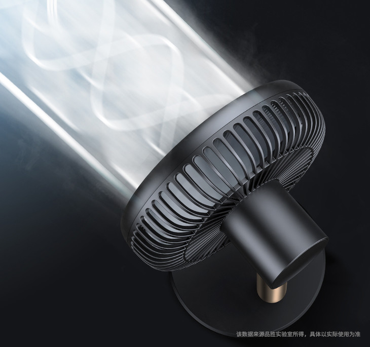 英伦桌面台式风扇螺旋大风力4000毫安超长续航