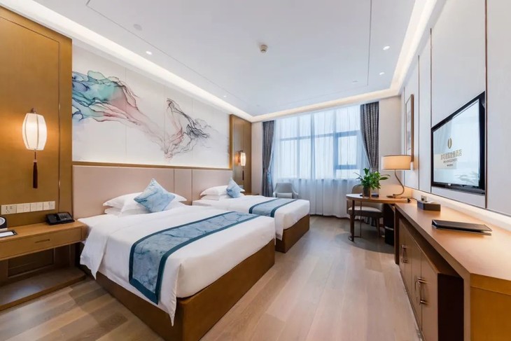 399元,苏州黎花建国度假酒店&黎里古镇,享双人早餐