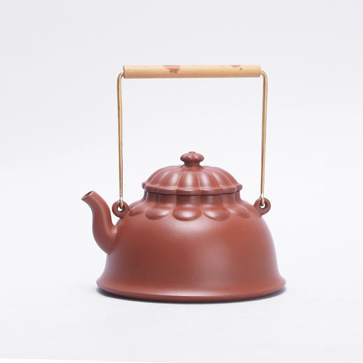 龙德堂陶艺 江苏省陶瓷艺术大师 范泽锋制《禅墩 唯赋》原矿紫泥 320cc 商品图3