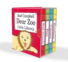英文原版 Dear Zoo Little Library 手掌书 4册 低幼儿童启蒙亲子教育阅读正版进口英语纸板书绘本图画故事书 亲爱的动物园 小小图书馆