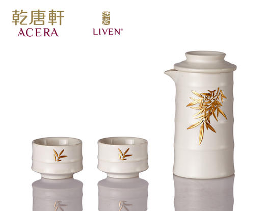 【茶具】竹君子泡茶器1壶2杯 双层 壶180ml/杯55ml 商品图1