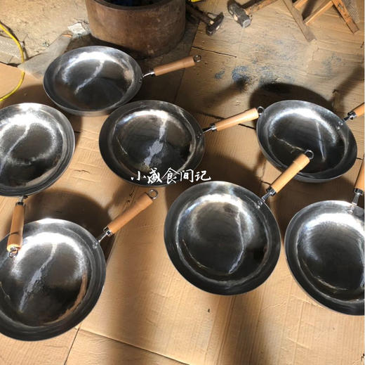 章丘铁锅（预售7天）纯手工锻打三万六千棰白锅（无涂层不粘锅） 商品图8