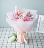 浅浅的温柔--粉佳人玫瑰4枝，粉色康乃馨4枝 商品缩略图0