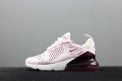 Nike Air Max 270 半掌气垫女子慢跑步鞋粉色/白白粉黑白黑绿白黄粉白蓝红 商品图1