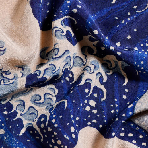 TBM大英博物馆 神奈川冲浪里丝巾 商品图4