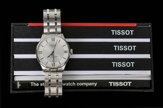 原单品质 Tissot 天梭  杜鲁尔系列 经典T099. 杜鲁尔自动机械表，黄晓明同款 原厂配件➕进口机械机芯。蓝宝石玻璃，尺寸：42mm*10.89mm 商品图5