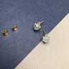 北京仓｜TASHI-Candy-海蓝宝 锆石 耳钉［加拿大设计师］ 商品缩略图0