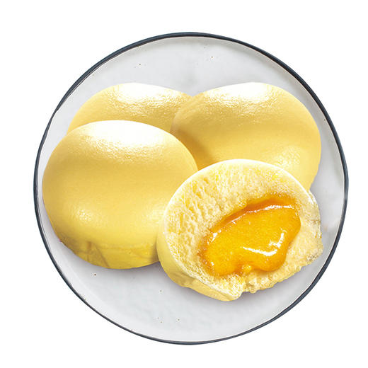 【爆汁流沙包】元宝造型，甜而不腻 蛋香扑鼻 港式茶点 不一样的享受 商品图0