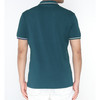 Marco Azzali 墨绿色小豹头刺绣POLO衫 T5259701 商品缩略图1