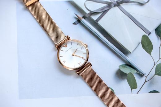 原厂阿玛尼原单品牌：EMPORIO ARMANI／阿玛尼型号：ar1956机芯种类：石英表手表种类：女表表盘形状：316L精钢表带 商品图4