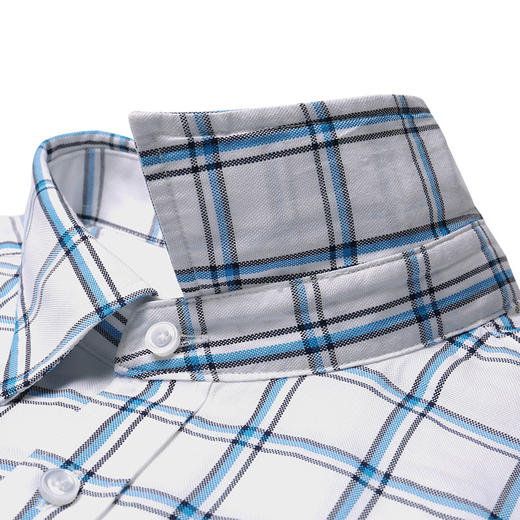 M&D/名盾新款 休闲短袖 中青年纯棉 两色格子衬衫男商场同款 商品图2