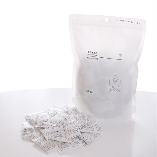 FaSoLa  60包茶叶饼干保健品食品干燥剂包天然蒙脱石除湿剂 商品图1