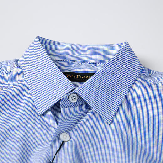 yvesfigarau伊夫费嘉罗夏季100棉商务休闲简约舒适透气短袖衬衫610426