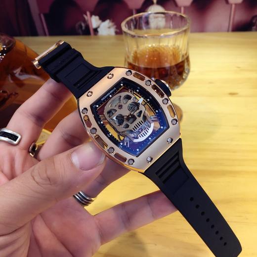【Richard Mille 】理查RM052颅骨腕表全新延续特别版金鬼款  骷髅头图案更惊悚炫酷抢眼敖，装置原装进口机械机芯 商品图2