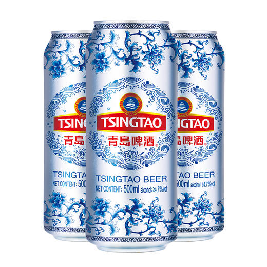 青岛啤酒 青花瓷12度500ml*12罐/箱 商品图0
