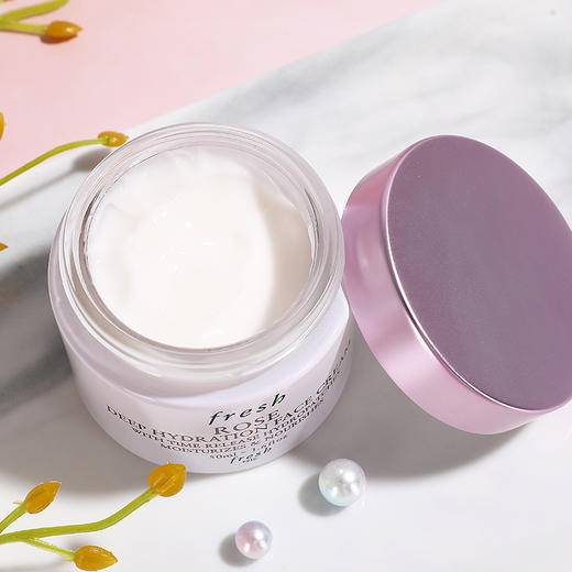法国fresh馥蕾诗玫瑰保湿面霜50ml高保湿补水滋润干皮原装进口